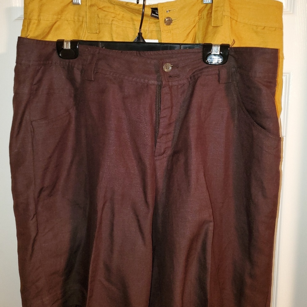 Ashley Stewart Linen Shorts